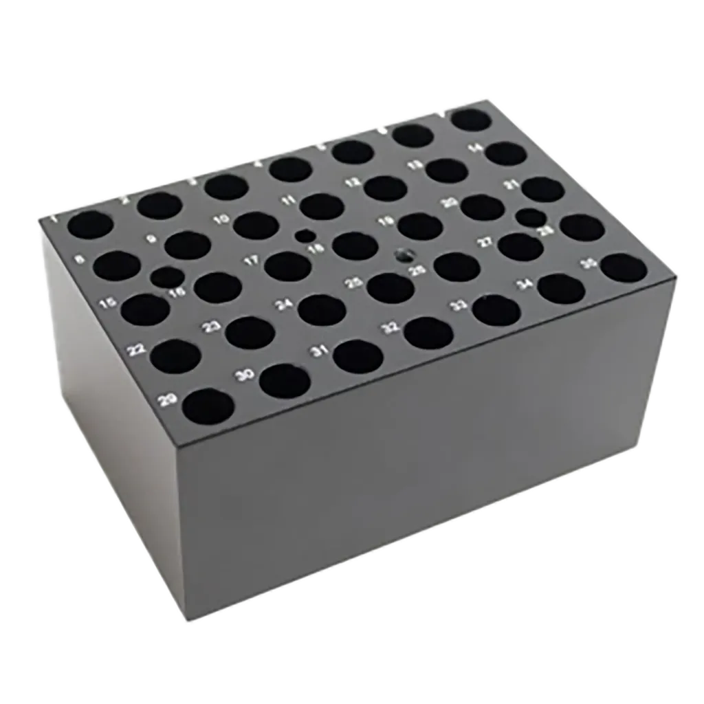 Hygiena® Swab Tube Block for Large Digital Dry Block Incubator x35 wells