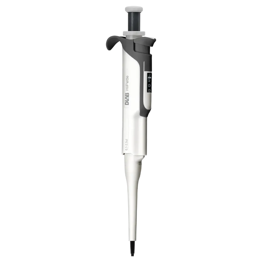 HiPette Single Channel Manual Pipette 0.1-2.5uL (White)