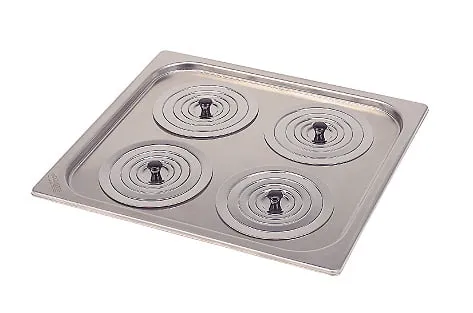 Clifton SLR1-22 Stainless Steel Concentric Ringed Lid, 6 × 114mm for models NE1, NE1BD & NE2