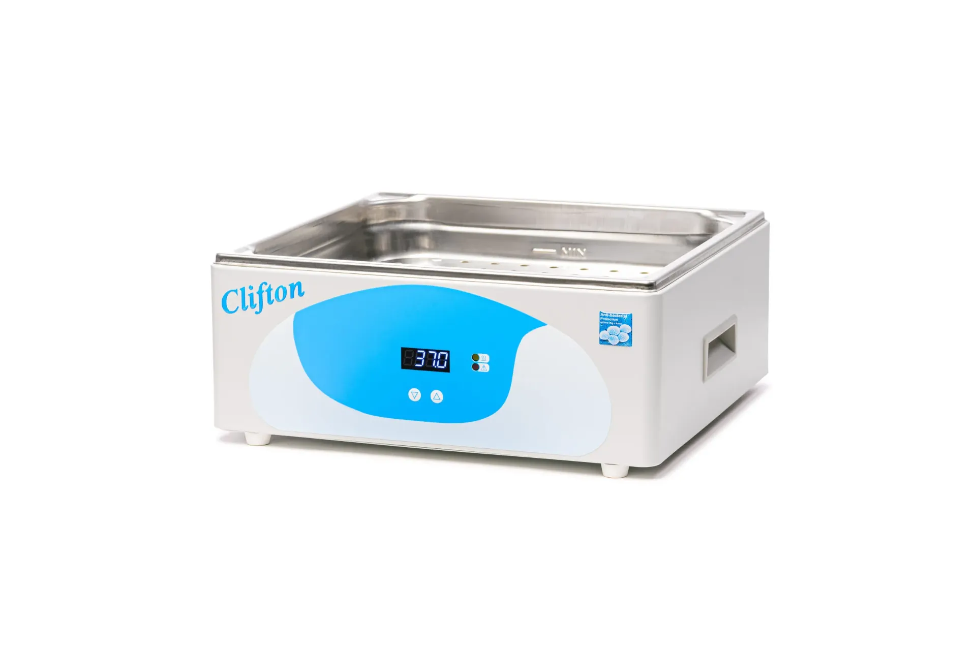 Clifton ShallowBath™ NE2-5D Digital Water Bath – 5L, Low Profile, 0.1°C Resolution